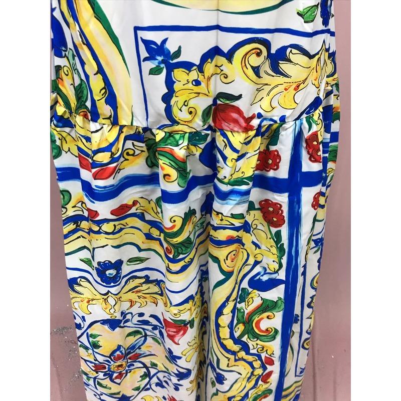 Women's Summer Temperament Halter Printed Casual Beach Dresses
