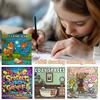 Cartoon Malbuch Pädagogisches Malgeschenk Graffiti Malbuch Stressabbau Montessori Zeichenspielzeug für Erwachsene und Jugendliche