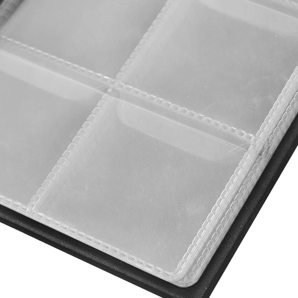60 Pockets Artificial PU Leather Commemorative Coins Collection Album Book Collecting Money Organizer Storage Bags Storage Book