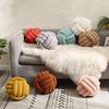 Useful Knotted Ball Pillow  Indeformable Eco-friendly Knotted Ball Plush Pillow  Hand-woven Knotted Ball Back Throw Pillow
