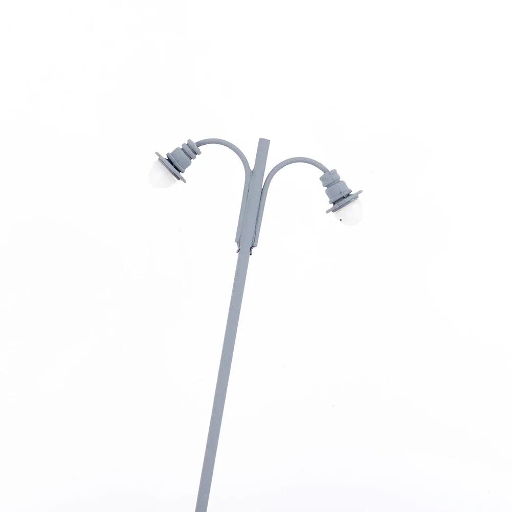 Complete Set Of 3 Model Railway Lattice Mast Lights LED Illumination With Series Resistors For Voltage Control