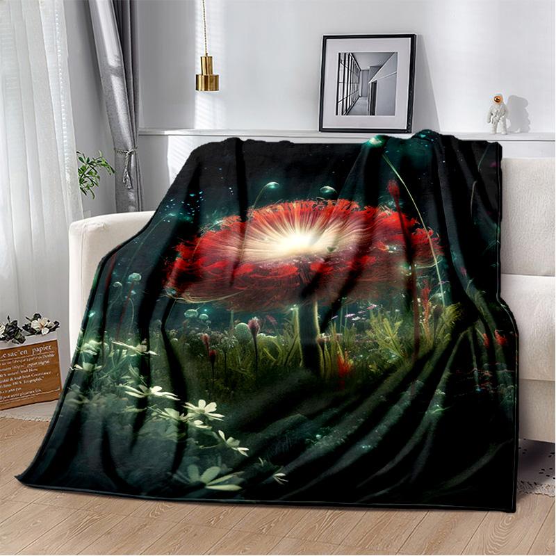 HD Pretty Flower Daisy Rose Chrysanthemum Blanket,Soft Throw Blanket for Home Bedroom Bed Sofa Picnic Travel Cover Blanket Kids