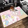Hello Cat Fantasy World Office Rug Chair Mat, Game Carpet, Suitable for Front Door, Bedroom, Living Room, Desk, Holiday Gift