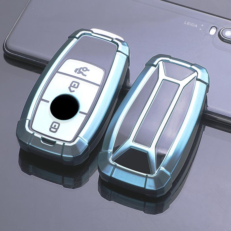 Mercedes Key Fob Cover for E-Class, C-Class, GLB, A200, and S350 Models