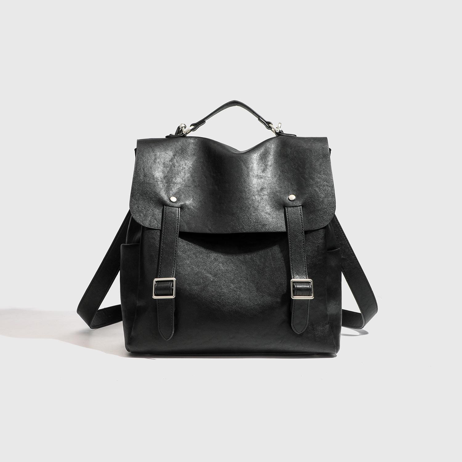 

Рюкзак в студенческом стиле для поездок на работу, повседневный женский рюкзак, большой вместимости, дорожная наплечная сумка, ретро сумка почтальона