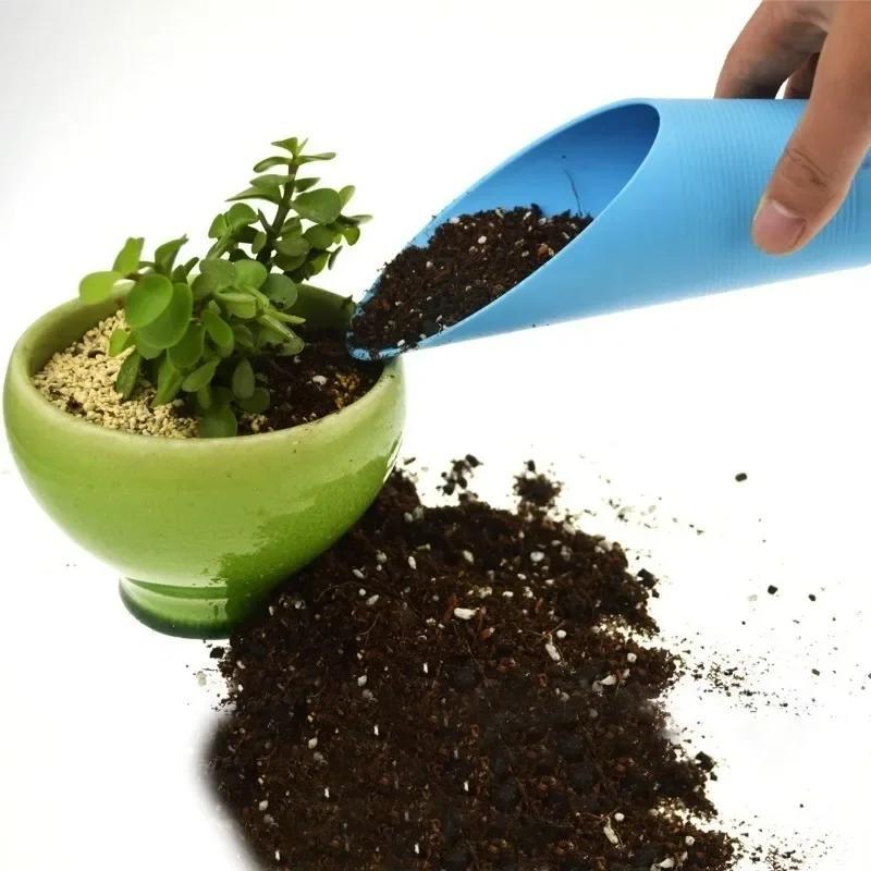 Plastic Shovel Bucket Succulent Seedlings DIY Bonsai Plant Garden Tool Soil Shovel Potted Plants Tank Mini Garden Tools
