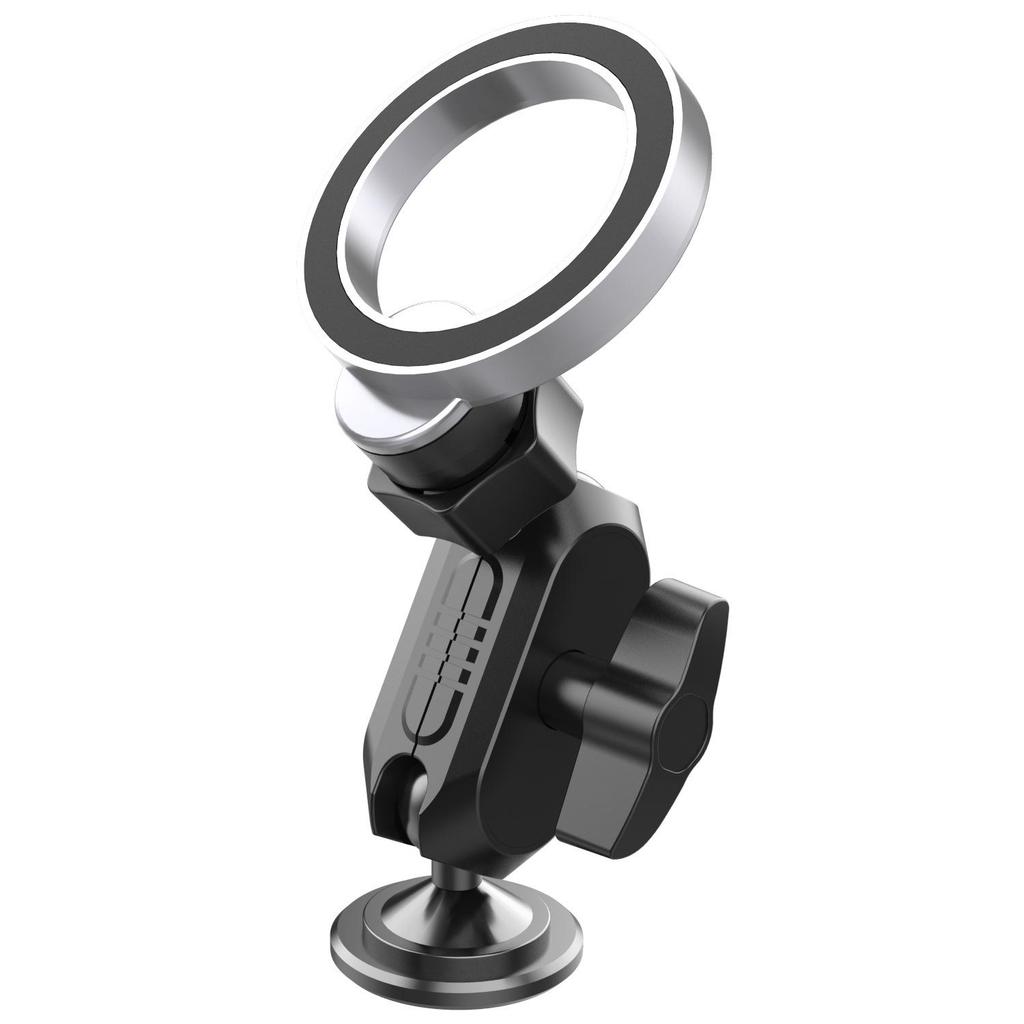 360° Rotating Magnetic Car Phone Mount with Adjustable Multi-Joint Metal Base