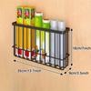 Durable Storage Basket Multifunctional Hanging Holder Kitchen Organizer Shelf  Home Kitchen