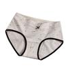 Women S Cotton Mid Waist Floral Antibacterial Underwear Full Cotton Long Crotch Daily Use