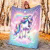 1PC Unicorn on the Clouds blanket, al season lightweigh Poster blanket home office outdoor nap multifunc Poster blanketional blanket