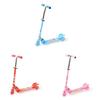 Kids Iron Three Wheel Scooter With Flashing Illumination And Compact Folding