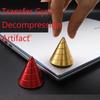30MM adult desktop decompression metal aluminum alloy decompression hypnosis spinning gyroscope fingertip toy power cone rotator