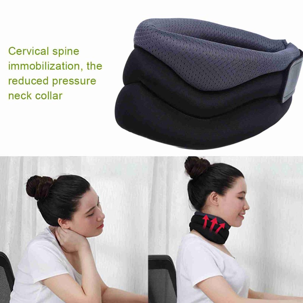 Portable Neck Support Brace Layered Cervical Neck   Collar for   Sleeping