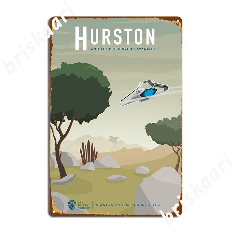 

Hurston And Its Preserved Savannas Star Citizen Fan Art Metal Plaque Poster Wall Pub Wall Decor Tin Sign Poster 20x30cm