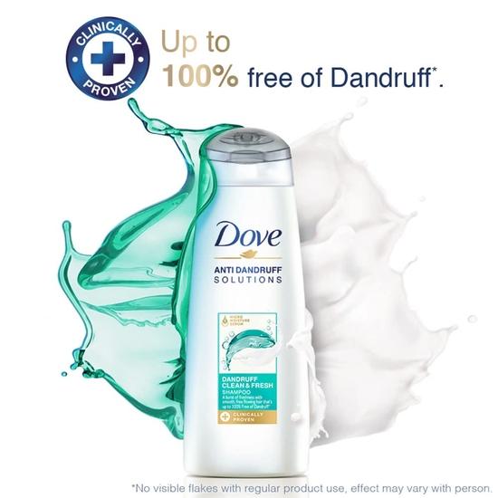 Dove Dandruff Clean & Fresh Shampoo for Dry, Itchy & Flaky Scalp, 180 Ml