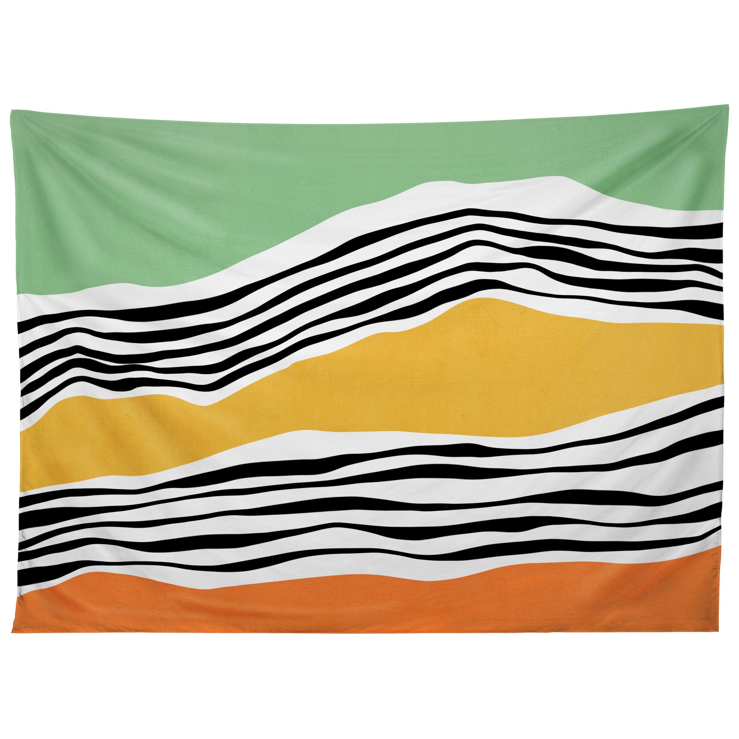 MODERN IRREGULAR STRIPES 06 tapestry 75x100