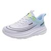 New White Sneakers Men's Shoes Summer Mesh Shoes Breathable Mesh Lightweight Soft-soled Student Running Shoes