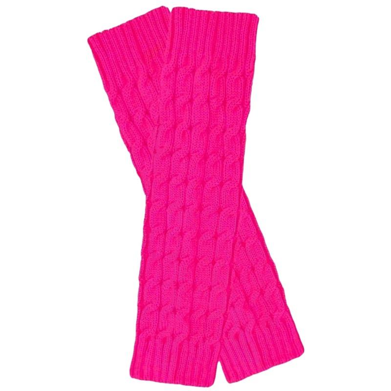 New JK Lolita Y2k Solid Color Leg Warmers Women Hollowed Out Foot Heel Warm Knitted Knee High Socks Legging Gaiters Cover