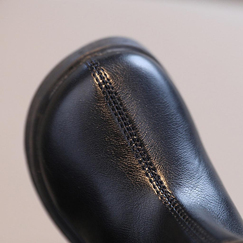 Girls Boots Unisex-Child Mid Calf Toddler Cowboy Boots Low Heel Booties Pointed Toe Slip On Sock Shoes For All Seasons