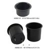 Black ABS Car Cup Holder Suitable For Vehicles Campers Truck And Marine Vessels Easy To Clean And Install