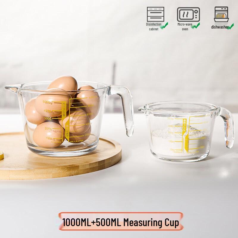 ZISIZ Large Capacity Glass Measuring Cup