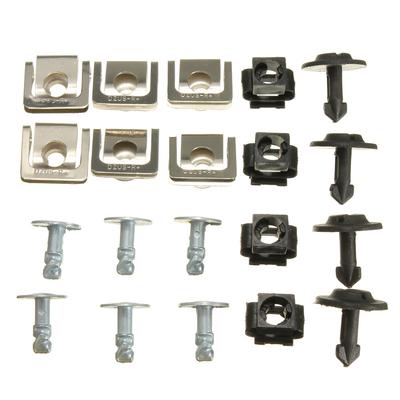 50 x audi roue arch doublure fastener rondelle splash guard clips