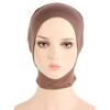 Head Wrap Solid Color Inner Cap Islamic Head scarves Women Hijab Bonnet Turbans Muslim Underscarf