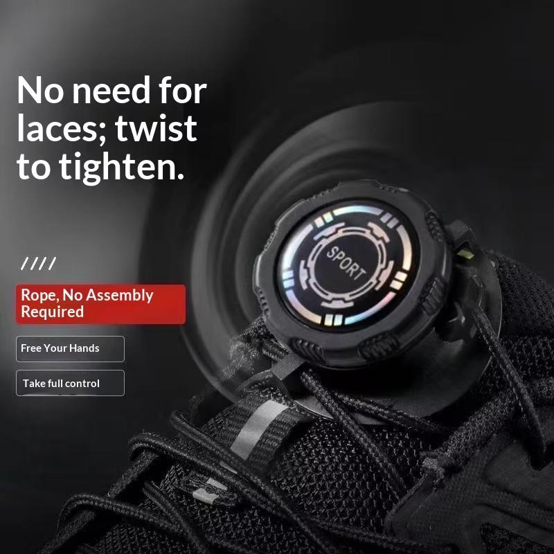 NEW Outdoor Sports Shoe Laces Easy Installation Swivel Buckle Shoelace Sneakers Thick Rope Automatic Shoelaces Shoes Accessories