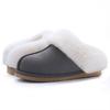 Fashion Kidmi Woman Slippers Indoor Outdoor Fuzzy House Slippers for Women Fluffy Memory Foam Suede Slippers Faux Fur Collar Woman Shoes