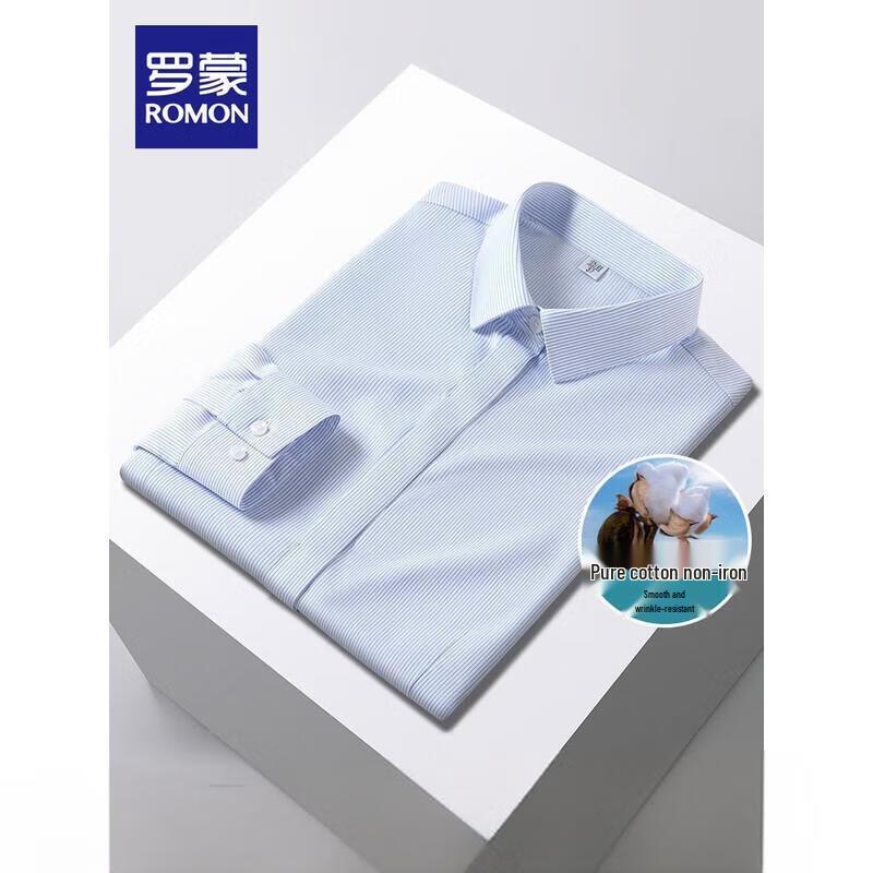 

ROMON Women s Business Casual Pure Cotton Wrinkle-Free Long Sleeve Shirt 43