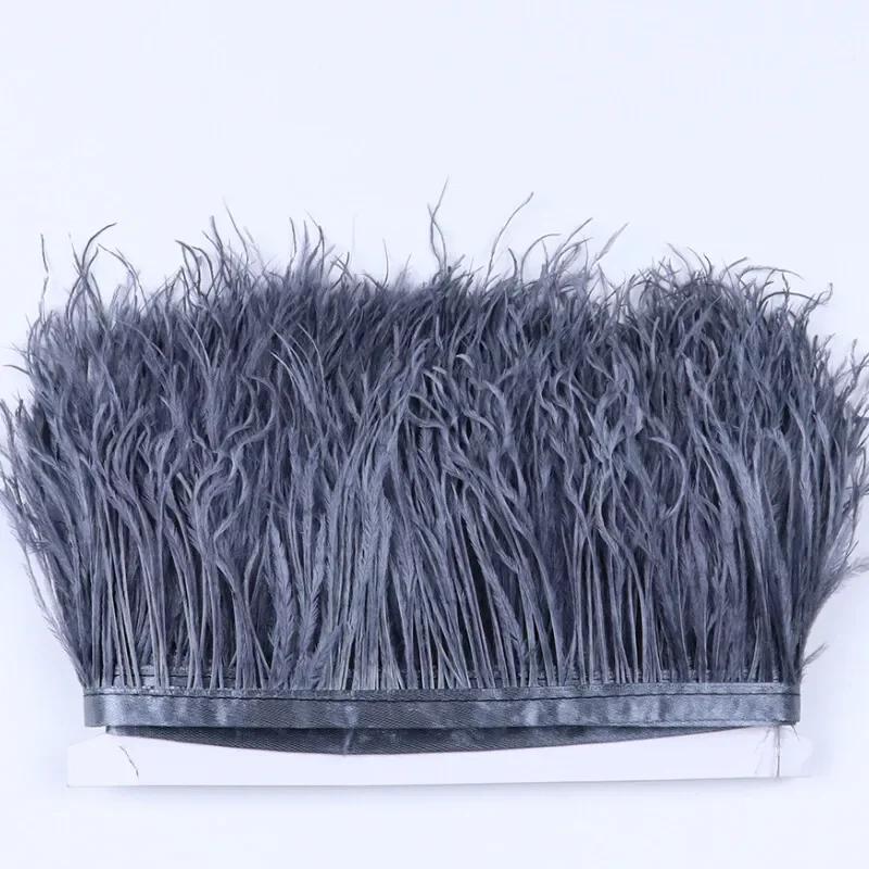 Feather2/5M 6cm Fringe Tassels for Skirt Latin Dress Feather Decorative Lace Trim Clothing Trimmings Fringes DIY Sewing Accessories