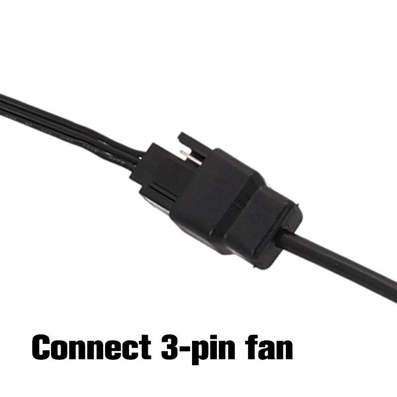 30/50/100Cm 3/4 Pin Kabel adaptéru ventilátoru na USB Počítačový PC ventilátor Napájecí kabel Konektor Adaptér