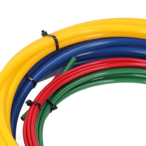 Reusable Manual Copper Pipe Bender with PE Plastic Elbow Strips, 4 Meters, 1/4", 3/8", 1/2", and 5/8", 4 Pieces