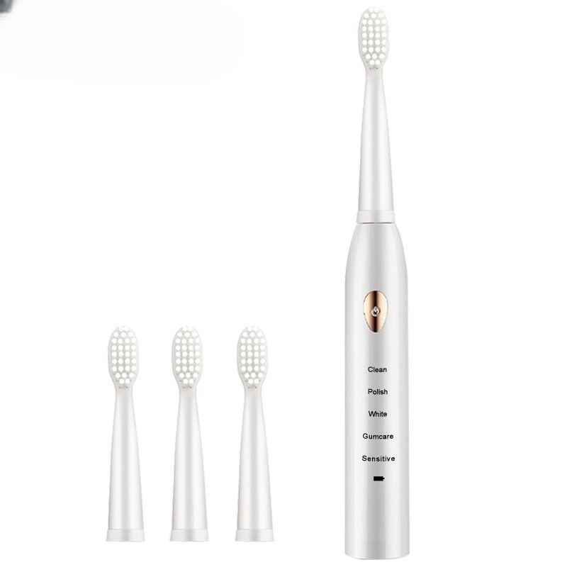 Electric Toothbrush Rechargeable Ultra-automatic Sound Set Toothbrush Tooth Brush 4 Toothbrushes Head Intelligent Timing