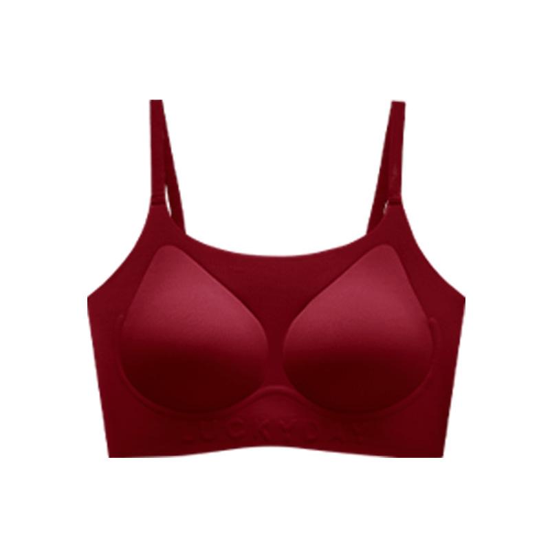 Liquid foundation invisible seamless underwear women's small breasts gather anti-sagging beautiful back bra integrated women's bra summer thin style