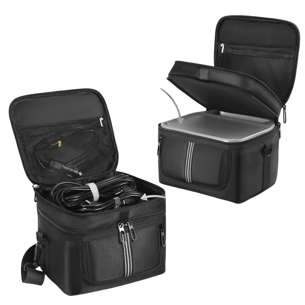 Carrying Case for Ef Ecoflow River 2 Storage Case Travel Carrying Bag Travel Storage Bag Anti-drop with Shoulder Strap & Handle