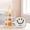 Smiling Face Ceramic Handle Plate
