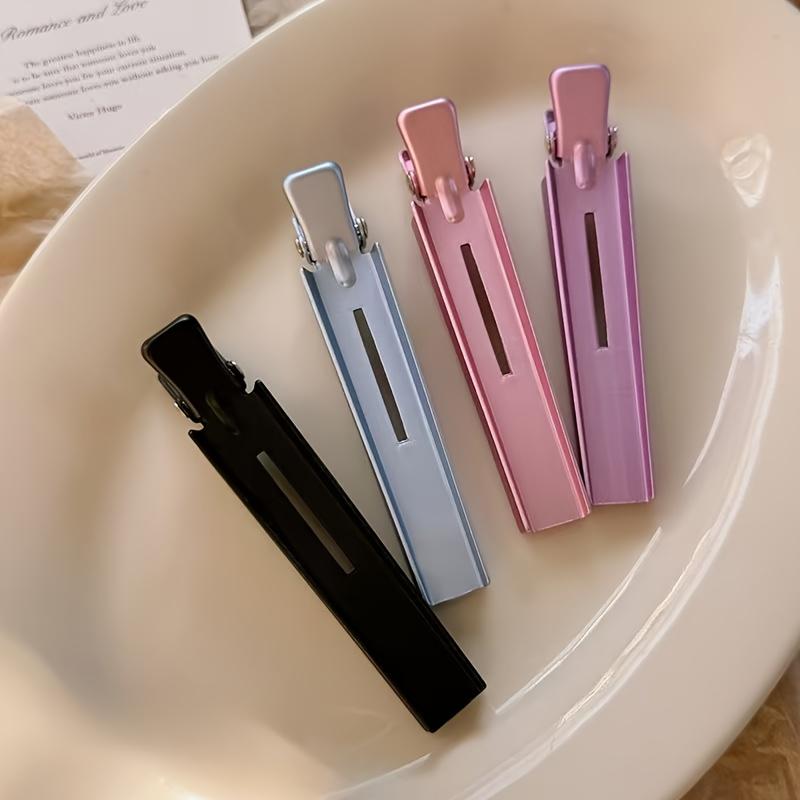 Pro Aluminum Hairdressing Duckbill Clip Long Mouth Hairdressing Tool Hair Salon Partitioning Clip Styling Hair Accessory