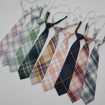 Japanese College-Style Uniform with Easy Plaid Tie