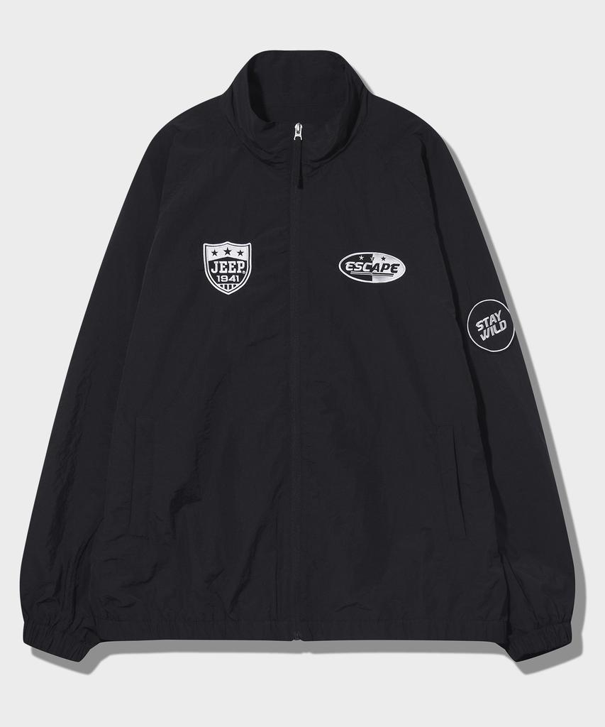 Jeep Rush Nylon Racing Jersey Zip-Up (Jq5Jpu202Bk)