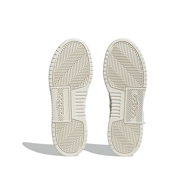 Adidas Neo 100Db Leather Comfortable Trendy Slip Resistant Durable Lightweight Low Top Skate Shoes Unisex Skate Shoes Green Gray White IG2788