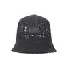 VARZAR VA Plate Crochet Bucket Hat Gray