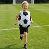Soccer Outfits for Kids Adults, Funny Soccer Ball Costume, Football Sports Theme Clothes for Cheerleaders Halloween Cosplay