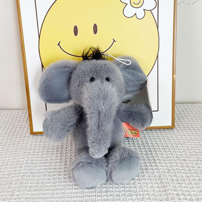 Schnauzer doll bed doll doll plush toy husky puppy sleeping throw pillow girl cute throw Total length 23cm