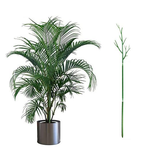 Plantestøttestake Avtakbar plastkvistplanter Pottestativ Orkideklemmer Hageutstyr