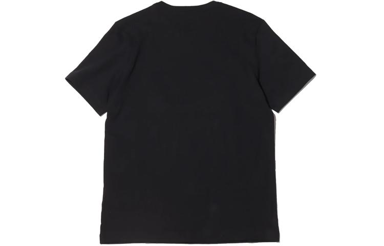 Nike T Shirts Men's Black Crew Neck Moderate Straight Fit DB6152-010