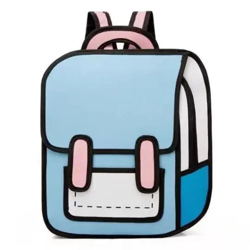 Rucsac drăguț Genți de școală pentru copii Genți de școală pentru elevi Kawaii Geantă de carte cu desene animate din Japonia Rucsacuri haioase de călătorie pentru copii