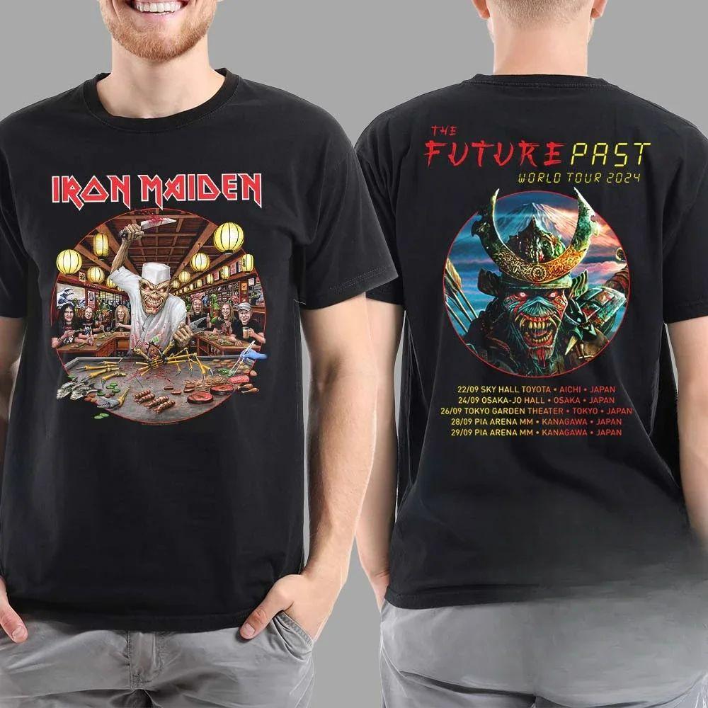 2025 Heavy Metal Band Motorcycle T-shirt for Men and Women Universal Short Sleeve Fashion Top Casual Brand Retro Hip Hop T-shirt