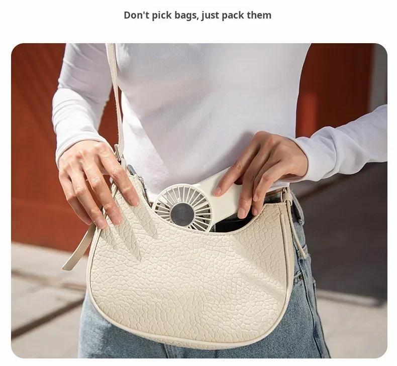 Portable Handheld Fan Personal Ventilator Usb Pocket Hand Fan Rechargeable Small Camping Outdoor Travel Office Electric Fans