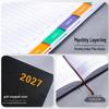 2027 A5 Dagelijkse Planner - Hardcover, 365 Dagen, Logo Aanpasbaar